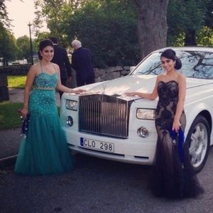 two piece teal dress